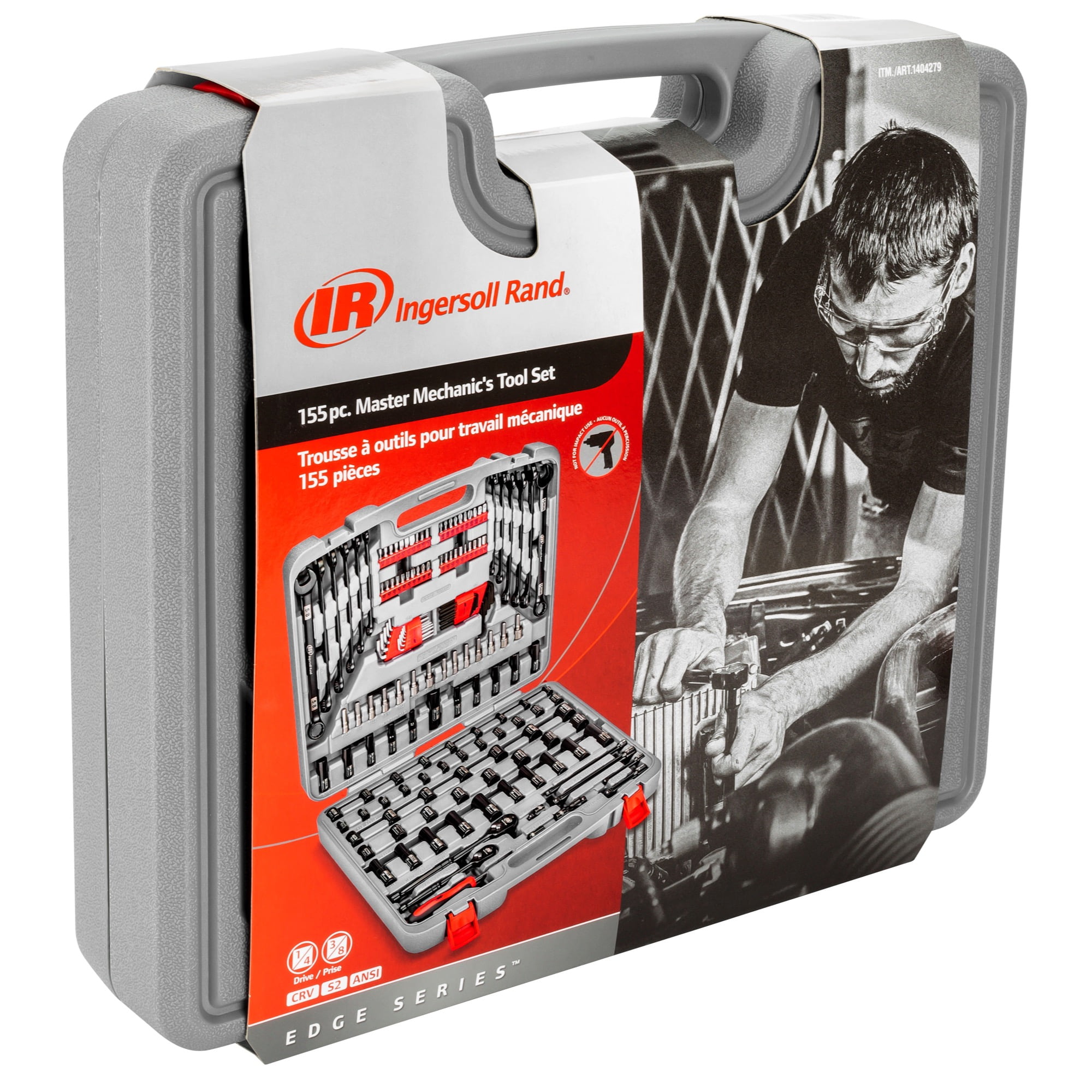 Ingersoll Rand Edge 155 Piece Master Mechanic's Tool Set - 240352
