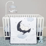 Sammy & Lou Infant Bear on the Moon Microfiber Bedding Sets, Crib, 5-Pieces
