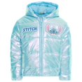 thumbnail image 1 of Chaqueta acolchada Disney Lilo & Stitch para niñas de 14 a 16 años, color azul, 1 of 5
