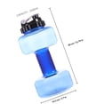 thumbnail image 2 of HAMPPLIES Fitness Cup Weight Water Bottle PET For Gym Workouts 1Pack, 2 of 6