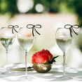 thumbnail image 2 of 20Pack Black Bow Drink Markers, Acrylic Drink Tags Bow themed Party Favors Coquette Wine Glass Tags Charms for Birthday Wedding Bridal Cocktail Party Decorations, 2 of 7