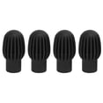 thumbnail image 2 of Embouts de Tambour en Silicone, Accessoires de Percussion Sans Bruit Embout de Remplacement pour Instruments en Bois pour Joueurs Noir, Orange, Gris, Rouge, 2 of 8