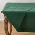thumbnail image 4 of SARO 6307.JG60S 60 in. Square Classic Hemstitch Border Tablecloth - Jasper Green, 4 of 4