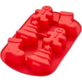 thumbnail image 3 of Wilton Silicone Baking And Candy Mold-Stocking/Tree/Gingerbread Boy, 6 Cavity, 3 of 5