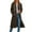 Coffee, variant on Luwomo Leisure Jackets for Womens Loose Fit Long Sleeve Hooded Zippered Long Cardigan Sweatershirt Coat Blouses Black,L