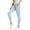 Blue, variant on High Waist Compression Leggings Slim Stretch Zipper Butt Lifter Shapewear Pants Women Tummy Control Hip Lift Shaper Girdle