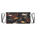 thumbnail image 7 of Yayeee Waist Apron with Pockets for Cooking Waterproof Half Server Aprons, Black Floral Pattern, 7 of 7