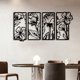 thumbnail image 5 of Xihbxyly Arte Floral de Metal, Adornos de Pared de Hierro Hechos a Mano, Decoración Inspirada En La Naturaleza, Versátil para Uso En Interiores y Exteriores, Elegante Decoración para El Hogar, Regalo, 5 of 7