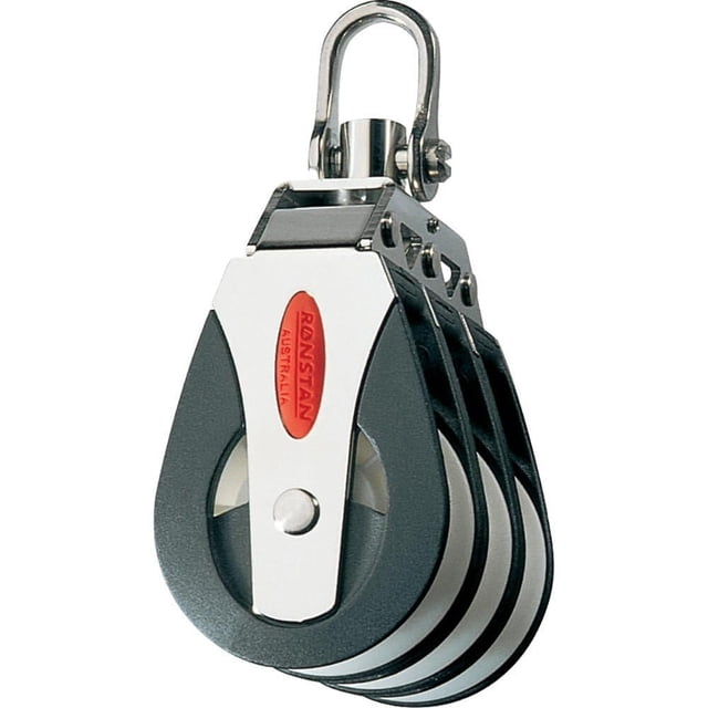 Cabezal triple giratorio Block Ronstan Series 40
