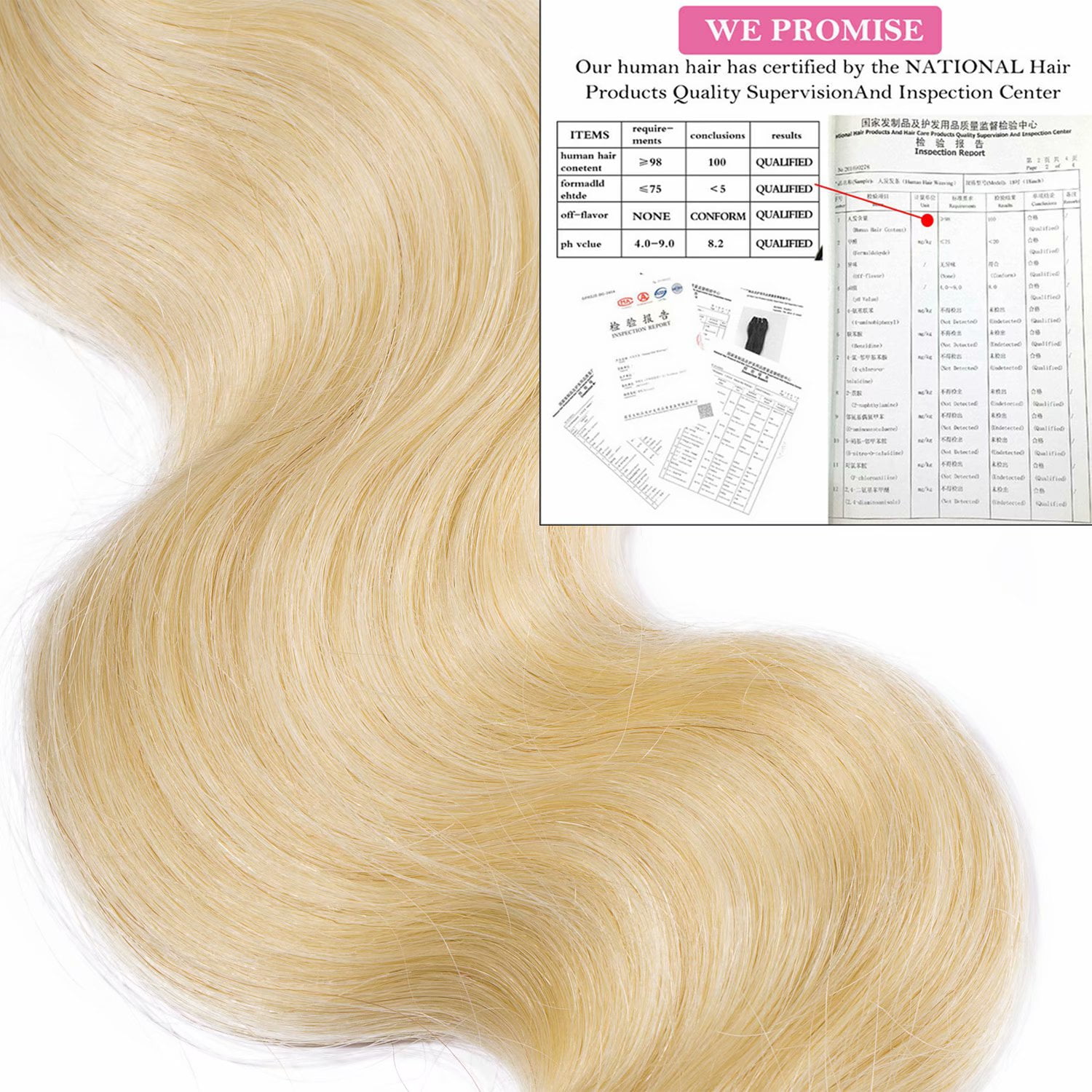 Benehair Brazilian Body Wave Blonde Human Hair Bundles 100% Virgin Human Hair Bundles Hair Weave Extensions Thick Soft 1 bundle Hair 100g