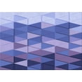 thumbnail image 1 of Ahgly Company Machine Washable Indoor Rectangle Transitional Purple Mimosa Purple Area Rugs, 4' x 6', 1 of 7