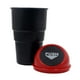 thumbnail image 3 of Cubo de basura pequeño para coche, mini cubo de basura, portavasos, cubo de basura, cubo de basura para coche rojo, 3 of 9