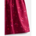 thumbnail image 3 of Wonder Nation Toddler Girls Smocked Dress with Puff Sleeves, Sizes 12M-5T, 3 of 3