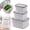 A,B,C, variant on Clearance Under $4.39 Fridge Storage Containers with Colander, Large Leakproof Produce Keeper for Vegetables and Fruit