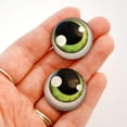 thumbnail image 2 of Green Anime Glass Doll Eyes with Shines, 2 of 11