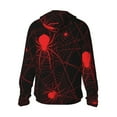 thumbnail image 2 of Picia Red Spider On The Web Women's Men's UPF 50+ Sun Protection Hoodie Shirt Long Sleeve SPF Fishing Outdoor UV Hiking Lightweight Shirts-Small, 2 of 9