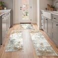 thumbnail image 2 of KUETH Kitchen Mats for Floor,Sets of 3 Non Slip Washable Abstract Kitchen Rugs 20"x32"+20"x48"+20"x59", Kitchen Runner Rug with Waterproof for Hallway, Laundry, Bathroon and Bedroom, 2 of 8