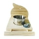 thumbnail image 3 of Percha de madera para pájaros con comedero, resistente jaula para pájaros, comedero colgante para mascotas, 3 of 9