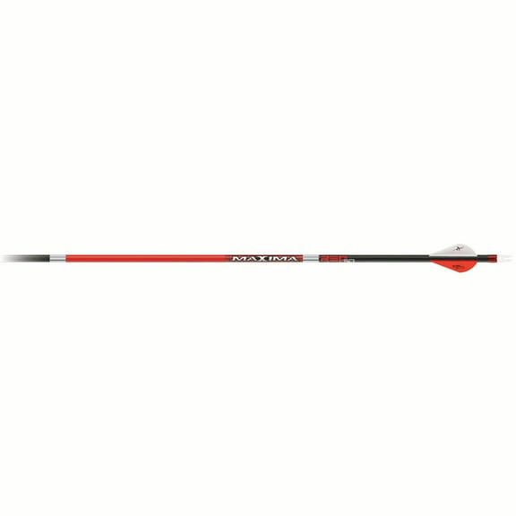 Carbon Express Arrow Maxima - Red Sd 400 W/2" Vanes 6pk