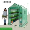 thumbnail image 3 of Invernadero Portátil Elly 3 Niveles con Cubierta y Estacas para Jardín o Interior, 3 of 7