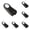 Black 6PCS, variant on Flat Foot Corrective Insoles! Arch Collapse Support & Arch Reshaping Say Goodbye To Valgus Feet In Toeing & Bowlegs, 15X5.8CM, Black 1PCS