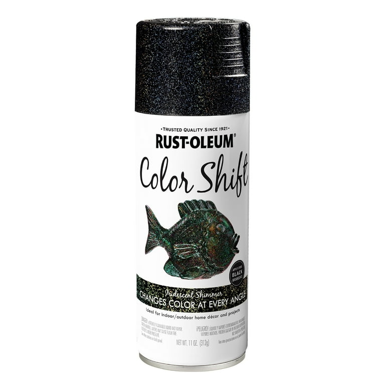 6 Pack, Iridescent, Rust-Oleum Color Shift Spray Paint-384335, 11