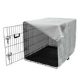 thumbnail image 3 of Anchor Dog Crate Cover, Yachting Theme Pattern with Abstract Ocean Waves and Blue Stars, Easy to Use Pet Kennel Cover for Medium Large Dogs, 35" x 23" x 27", Beige Blue Pale Blue, by Ambesonne, 3 of 6