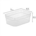 thumbnail image 2 of Sterilite Medium Storage Trays for Desktop and Drawer Organization, 24 Pack, 2 of 8