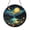 Acrylic 3.5 Inch, variant on Swirling Night Sky Acrylic Window Panel – Stained Glass Style Art