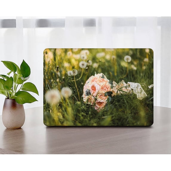 KSK KAISHEK Only for New MacBook Air 13" Case 2018 2019 2020 2021 2022 Released Model A2337 m1&A2179&A1932, Plastic Protective Case Hard Cover + Black Keyboard Cover, Rose series 0434
