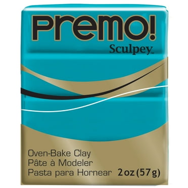 Premo! Sculpey Modeling Clay, 2 oz., Turquoise
