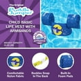 thumbnail image 3 of Puddle Jumper Kids Fabric Life Vest with Armbands, Shark, 33-55 lbs Weight Capacity, 3 of 11