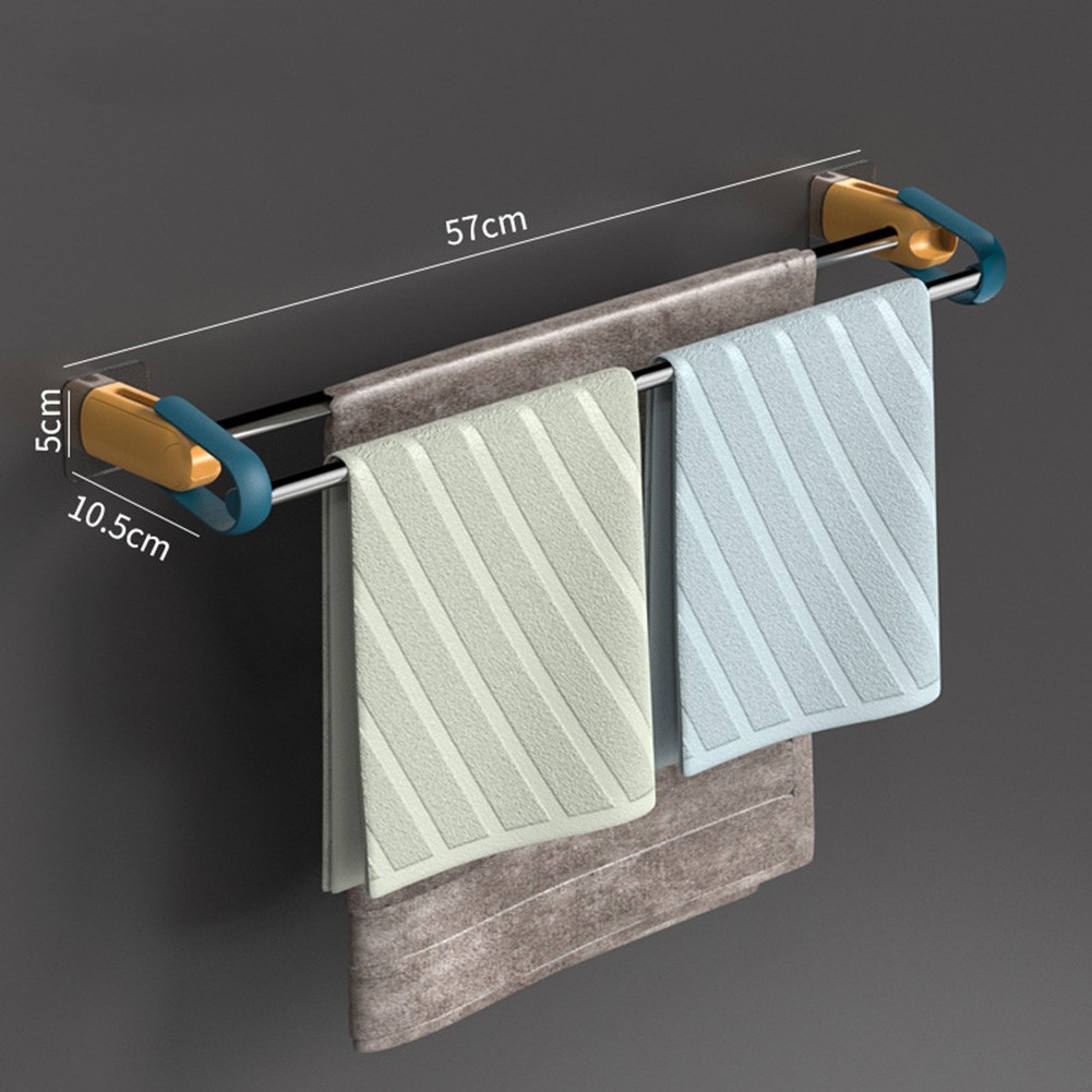 Retractable towel rack bathroom wallmounted towel bar rag storage rack