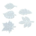 thumbnail image 3 of Molde de silicona 5 piezas Jadeshay Molde para posavasos con forma de hojas, 3 of 14