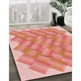 thumbnail image 2 of Ahgly Company Indoor Rectangle Patterned Bright Orange Area Rugs, 2' x 3', 2 of 6