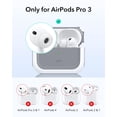 thumbnail image 2 of Funda ESR para AirPods Pro 3 compatible con MagSafe, color blanco, 2 of 9