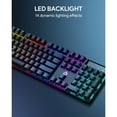 thumbnail image 3 of KM-G16 Mechanical Keyboard, RGB 104 Keys Gaming Keyboard with Blue Switches, 3 of 5