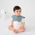 thumbnail image 2 of Wabjtam - Paquete de 6 baberos de muselina para bebés de 0 a 6 meses, baberos tipo bandana para bebés, niñas y niños, paños para eructar ajustables con rotación de 360 grados, 2 of 2