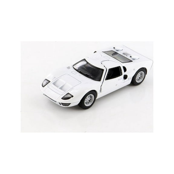 1966 Ford GT40 MKII, White - Kinsmart 5427D - 1/38 scale Diecast Model Toy Car