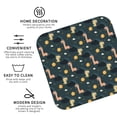 thumbnail image 3 of Lsque Dinosaur In The Space Pattern 4" Drink Coasters Set of 4, PVC Leather Absorbent Coasters, Table Coaster Set Decorative Coffee Cup Coasters Housewarming Gift -Square, 3 of 6