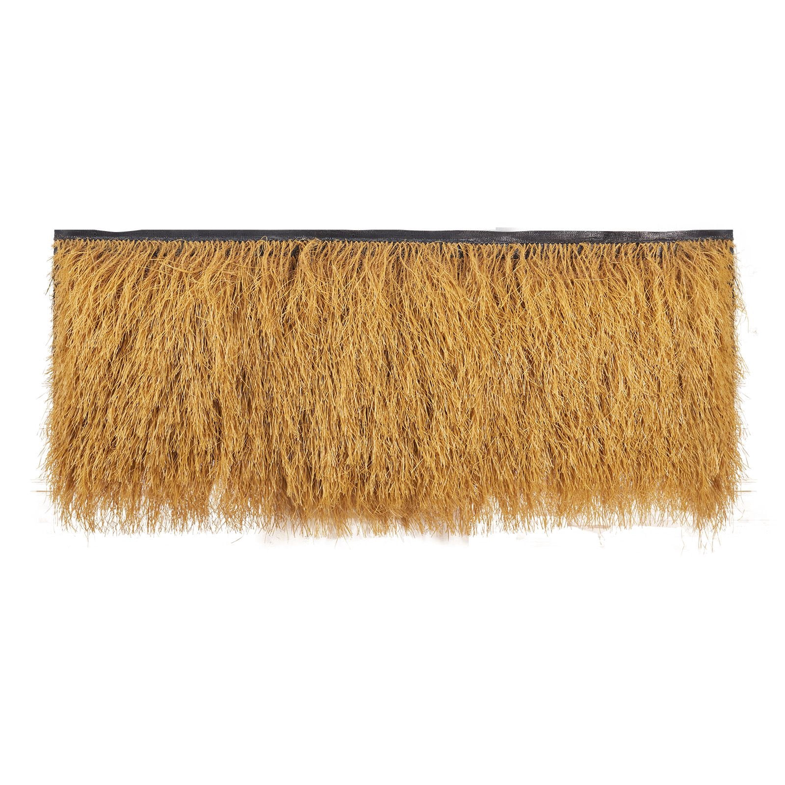 Artificial Thatch Roof Panels, Natural PE Material Waterproof and Windproof, 1.3 x 3.9 ft Thatch Grass for Garden, Patio, and Outdoor Decor