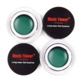 thumbnail image 1 of Delineador de ojos en crema colorante de larga duración, 5 colores, resistente al agua, no mareado, con pinceles, verde, 1 of 2
