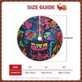 thumbnail image 2 of Lukts Neon Graffiti Urban Art Print Color Life Christmas Tree Skirt, Winter Holiday Tree Mat Decoration ,Can be Used as A Shawl-30", 2 of 6