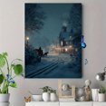 thumbnail image 4 of Vintage Horse Carriage Snow Scene Canvas Print Wall Art for Living Room Bedroom Farmhouse, 4 of 8
