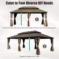 thumbnail image 4 of Garden Accessories Universal Support Post, Gazebo Accessories for Stability, Reinforced Support Post for All Domi Sunroom & Lean-to-Gazebo & Pergola,Outdoor Garden Accessories, 4 of 8
