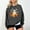 Gray, variant on Women's Halloween Sweatshirt Cute Ghost Graphic Pullover Tops Funny Novelty Pumpkin Print Crewneck Sweatshirts