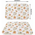 thumbnail image 4 of Fall Dish Drying Mat 18 x 24 Inch Thanksgiving Pumpkin Maple Leaf Drying Mat for Kitchen Counter Absorbent Farmhouse Harvest Autumn Pumpkin Dishes Dry Pad for Drainer Rack Kitchen Fast Dry, 4 of 7