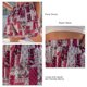 thumbnail image 4 of Pantalones cortos florales de pierna ancha, cintura elástica, pantalones cortos de verano de poliéster holgados para fiesta en la playa en casa, 4 of 5