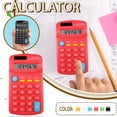 thumbnail image 7 of Basic Standard Desktop Calculator, Large LCD Display Electronic Calculator, Solar and Battery Powered Office Tool B#010 Black, 7 of 7