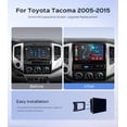 thumbnail image 2 of Radio de coche estéreo RUICAR para Toyota Tacoma 2005-2015, 9 pulgadas, Android 13, CarPlay, Android Auto GPS, Bluetooth, 2 of 8